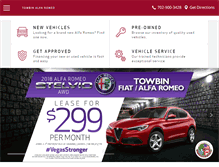 Tablet Screenshot of alfaromeousaoflasvegas.com